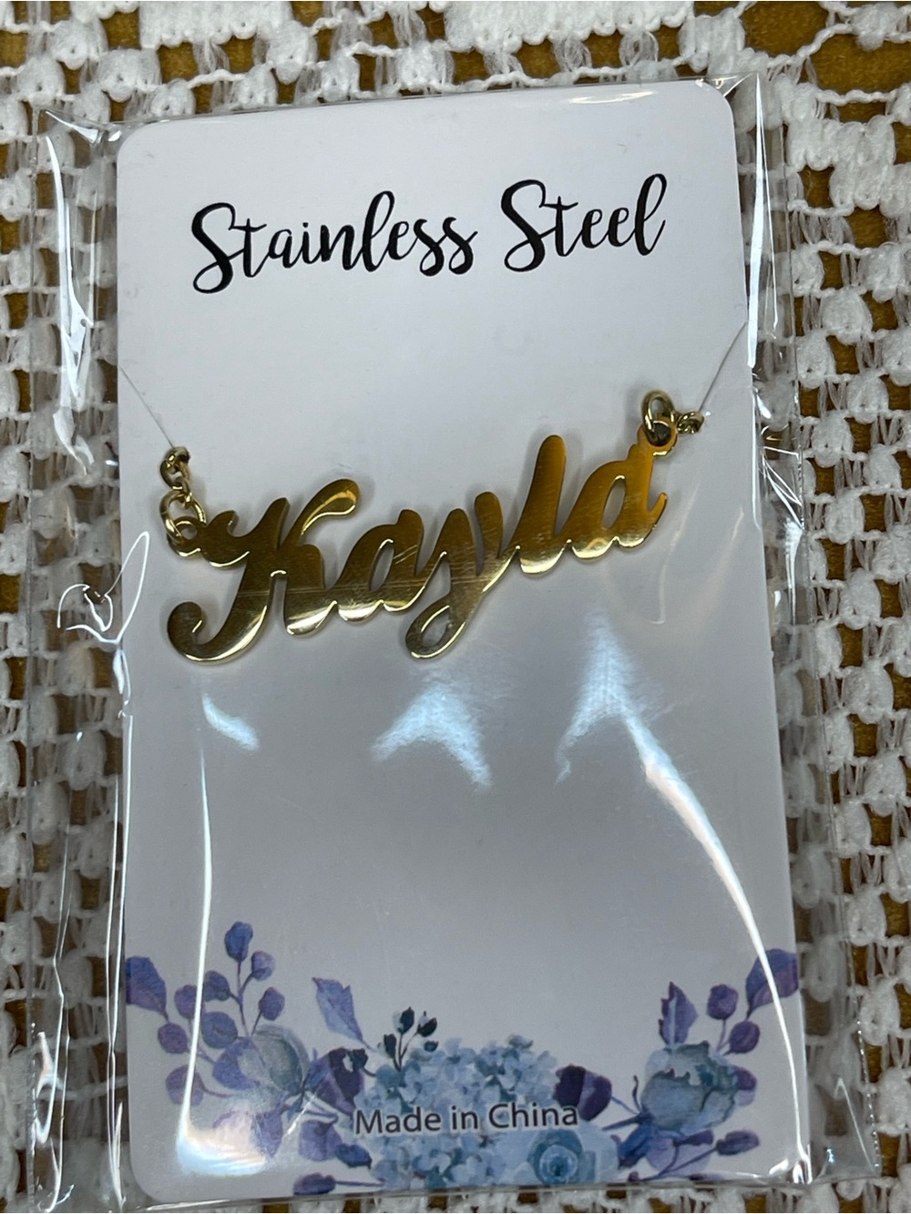 New stainless steel Kayla necklace